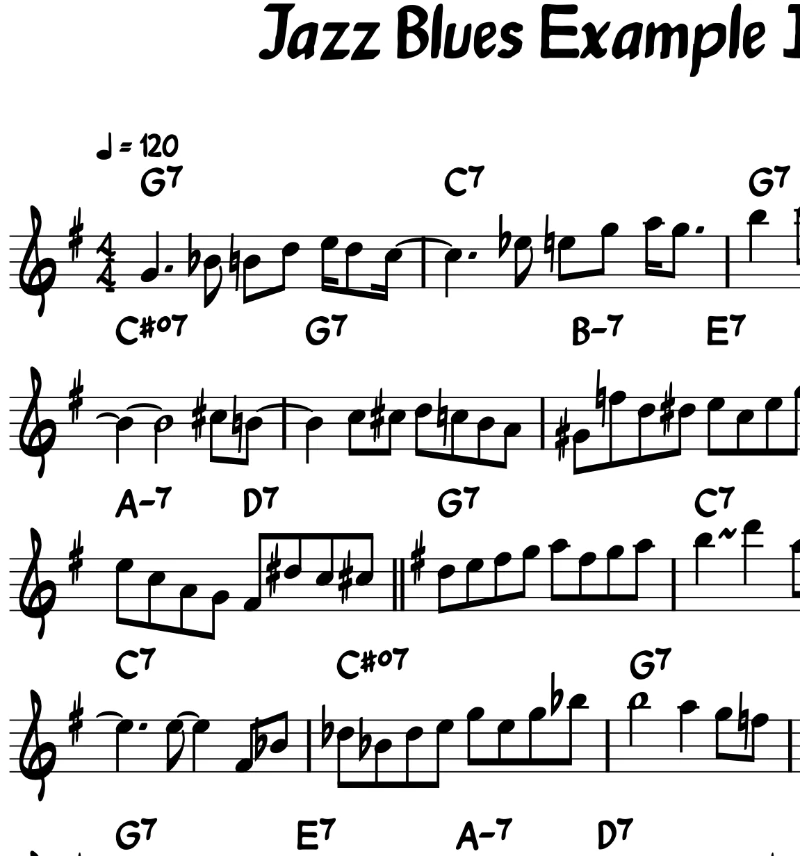Jazz Blues Example 1